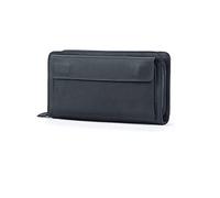 JZFOACHR Pocket de Monnaie de Grande capacité Portefeuille en Cuir féminin dans Les Sacs à Main gravés de Style de Style à la Fermeture Unisexe Poche