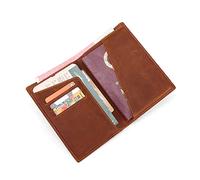 JZFOACHR Portefeuille, Anti-vol Brush Passeport Sac de Document Document Document Document Business Wallet Ticket (Un 10 * 14 * 1cm)