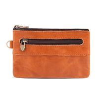 JZFOACHR Portefeuille en Cuir Authentique pour Sac à Main Monnaie Sac à Carte Petit Sac d'embrayage rétro Sac à Main, Marron, Taille Unique