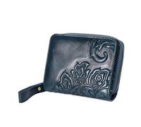 JZFOACHR Portefeuilles de Femmes Fashion Vérite du Support de Cartes à glissière en Cuir véritable Portefeuille, Bagages (e)