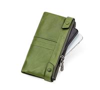 JZFOACHR Portefeuilles, Femmes portefeues Longs de Conception de tronçonneuse Dames Sac à Main Sac d'embrayage Support de Cartes à Fermeture éclair Portefeuille pour Femmes (d 20 * 9,5 cm)