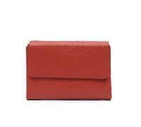 JZFOACHR Portefeuilles, Femmes Trifold Courtelles de Portefeuille Courte de Portefeuille Simple Design Softs Multi Pockets Coin Purse Money Sacs (C 13,5 * 9 * 1,5 cm)