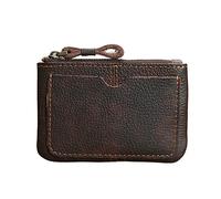 JZFOACHR Portefeuilles, Porte-Monnaie rétro à Bourse de Monnaie Petit Portefeuille Mini-glissière Courte Portefeuille Portefeuille Ultra Mince (c 11 * 7 * 1cm)