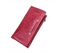 JZFOACHR Portefeuilles, Portefeuille Femmes Embrayage de Grande capacité Femelle à Bourse à Blindage à Fermeture à glissière Holde de Poche Portefeuille Casual Dames portefeues (b 20 * 10cm)