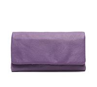 JZFOACHR Portefeuilles, Portefeuille Long pour Femmes de Style Simple, Porte-Carte Multi-Poches, Sacs à Main Fonctionnels Quotidiens (c 10,5 * 8,5 * 1,5 cm)