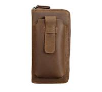 JZFOACHR Portefeuilles, Sac de Portefeuille rétro à Grande capacité à Fermeture éclair Sac à glissière Multi-Cartes (b 20 * 10 * 2cm)