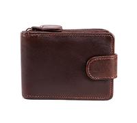 JZFOACHR Portefeuilles, Support de Carte multifonctionnelle Porte-Cartes à Grande capacité Sac à Fermeture éclair de Portefeuille rétro (b 12 * 8 * 3cm)