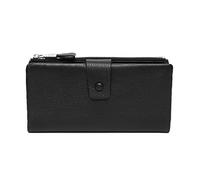 JZFOACHR Portefeuilles, Supports de Cartes fonctionnelles Embrayage Multi-Carte Slot de Grande capacité Purse de téléphone Portable à Blindage à glissière (E 19 * 9,5 * 2cm)