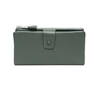 JZFOACHR Portefeuilles, Supports de Cartes fonctionnelles Embrayage Multi-Carte Slot de Grande capacité Purse de téléphone Portable à Blindage à glissière (E 19 * 9,5 * 2cm)