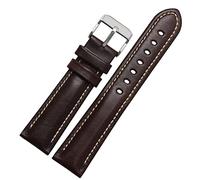 JZFOACHR Pour un bracelet de mode de montre à usage général classique Bande de mode 18 mm 20 mm 22 mm 22 mm authentique Leahther-bracelet