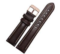 JZFOACHR Pour un bracelet de mode de montre à usage général classique Bande de mode 18 mm 20 mm 22 mm 22 mm authentique Leahther-bracelet