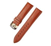 JZFOACHR Sangle de montre en cuir 14 mm 16 mm 18 mm 20 mm 22 mm Bande de montre pour femmes ACCESSOIRES DE MONTRE MELLEMENT SOLLE BURNE BLUE ROUGE (COULEUR: BLUE Taille: 20 mm)