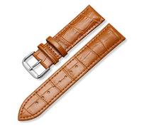 JZFOACHR Sangle de montre en cuir avec motif de nœud de bambou Band de montée de gamme noir brun bleu rouge blanc rose 12-24 mm