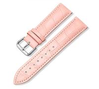 JZFOACHR Sangle de montre en cuir avec motif de nœud de bambou Band de montée de gamme noir brun bleu rouge blanc rose 12-24 mm