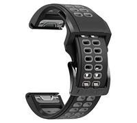 JZFOACHR Sangle de montre intelligente 22 mm pour 5 plus 6 Pro 7 Forerunner 935 945 Epix Silicone Bracelet Band Correa