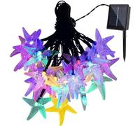 JZFOACHR Solar Outdoor Garden String Lights 20ft 30led Solar Solar Starfisf Fairy String Lights Garden Garden Party Party Patio Home Christmas Tree Decorations