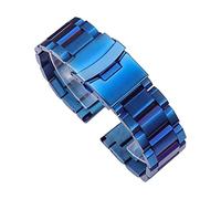 JZFOACHR STACHES DE PROCHETURES BLUE BLAINE LIEN LIEN BRACELET STRACTES ACCESSOIRES DE MONTRANT DE MONTRATION DE MONTRATION D'ACIER EN SEAVE