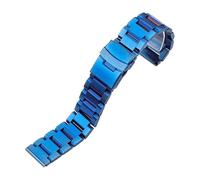 JZFOACHR STACHES DE PROCHETURES BLUE BLAINE LIEN LIEN BRACELET STRACTES ACCESSOIRES DE MONTRANT DE MONTRATION DE MONTRATION D'ACIER EN SEAVE