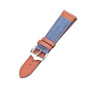 JZFOACHR STOCKES DE POURRAUX 38 mm 42 mm en cuir rétro STRACTES DE DENIM STRACTES CHAUVAS CANVAS ACCESSOIRES DE MONTRER