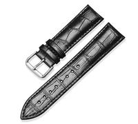 JZFOACHR STRAPE DE COULAGE DE CUIR STRAP SLUB PATTEL ACCESSOIRES 10/12/13/14/15/16/17/18 / 19/20/21/22/22/24 mm
