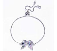 JZFOACHR Superbe bracelet de chaîne de trame de couleur rose de la rose multizémane multi-zircon adaptée aux bijoux réglables féminins