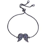 JZFOACHR Superbe bracelet de chaîne de trame de couleur rose de la rose multizémane multi-zircon adaptée aux bijoux réglables féminins