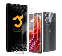 JZG Lot de 2 films de protection pour Motorola Moto G85 5G, 2 films flexibles EPU, 2 pièces en verre trempé pour Motorola G85 appareil photo, auto-guérison, compatible ID empreintes digitales, HD
