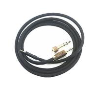 JZG NewFantasia Câble audio de rechange 6N OCC en cuivre plaqué argent compatible avec casque Sennheiser HD598 HD598SE HD560s HD598Cs HD598SR Coque en bois de noyer et adaptateur de 6,35 mm