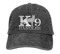JZGESOM Belge Malinois K-9 Handler Casquettes de Baseball pour Hommes et Femmes Chapeaux de Soleil en Coton décontractés réglables Chapeaux de Papa Unisexes