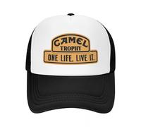 JZGESOM Custom Camel Trophy One Life Live It Casquette de Baseball Femmes Hommes Réglable Trucker Hat Streetwear Snapback Caps