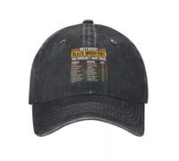 JZGESOM Inventeurs Noirs oubliés, Mois de l’Histoire des Noirs, Proud Demin Trucker Hat Outdoor Adventures Cap Casquette de Baseball féminine pour Hommes