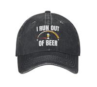 JZGESOM Je n’AI Plus de bière Casquette de Baseball décontractée Bière d’été Meme Trucker Chapeau Running Hippie Cap Casquettes de Baseball de Style de Rue