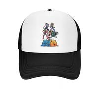 JZGESOM Personnalisé Chevaliers du Zodiaque Trucker Hat Femmes Hommes Réglable Adulte Anime Manga Saint Seiya Casquette De Baseball Chapeau Dad D’été