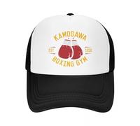 JZGESOM Personnalisé Vintage Kamogawa Boxe Gym Trucker Chapeau Hommes Femmes Réglable Adulte Hajime No Ippo KBG Casquette De Baseball Chapeau De Papa en Plein Air