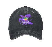 JZGESOM Rétro Vintage Imagine Dragons Mercury World Tour Casquettes de Baseball Hommes Femmes Vieilli Denim Couvre-Chef Voyage en Plein air Casquette Souple