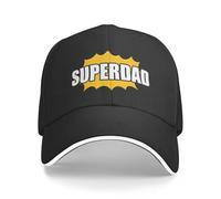 JZGESOM Super Papa, c’est Mon boulot ! Casquette de Baseball Chapeau d’Homme de Luxe Nouveau dans Le Chapeau Chapeaux pour Femmes 2025 Hommes