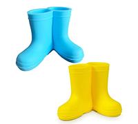 Jzhen 2pcs Supports de Brosse à Dents en Silicone, Porte-Brosses à Dents pour Salle de Bain, Mignon Support de Brosse à Dents en Forme de Bottes de Pluie