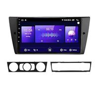JZHIWEI Android 15 Autoradio 9" Écran Tactile Stéréo Voiture pour BMW 3 Série E90-E93 2005-2013 Plug-And-Play avec Bluetooth GPS Navigateur Connexion Miroir Commandes au Volant
