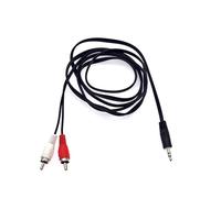 JZK 1,5 M Câble auxiliaire RCA vers 3,5 mm, fil haut-parleur vers connecteur RCA rouge blanc, câble phono mâle vers prise audio 3,5, câble adaptateur prise casque vers phono, câble adaptateur Hifi