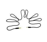 JZK 1.5M Câble auxiliaire 2.5 mm à 3.5 mm, câble jack stéréo plaqué or, rallonge audio de remplacement pour casque, pour Bose QC 35 / QC35 II / QC25 / OE2, pour JBL E45BT E55BT E65BTNC