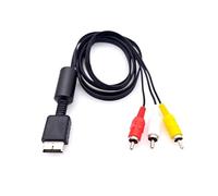 JZK 1.8m AV câble pour PS2 PS3, AV vers RCA Composite Audio Vidéo Cordon TV pour PlayStation 2/3