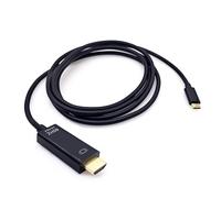 JZK 1.8M USB Type C vers HDMI câble adaptateur 4K 60Hz pour téléphone/tablette/ordinateur portable vers téléviseur/écran UHD, cordon connexion thunderbolt Pour iPad/iPhone/MacBook/Samsung S25/S24