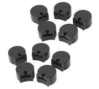 JZK 10 x Support de pouce de clarinette en caoutchouc noir Coussin de protection de coussin de clarinette pour la plupart des clarinettes