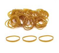JZK 100 x Bandes élastiques épaisses et solides 100 mm * 5 mm, Grandes élastiques caoutchouc marron, Bandes élastiques résistantes, élastiques extensibles robustes pour maison et école