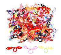 JZK 100 x Lapin Oreille Cheveux de Corde Élastique Oreilles de Lapin Bande pour Bébé Nouveau-né Petite Fille Petite Faveur de Mariage
