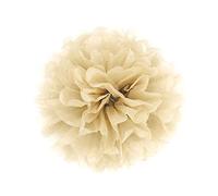 JZK 10pcs x 25 cm Khaki / brun pâle Pompons Papier feston Décorations pour Mariage Anniversaire Baptême Communion Naissance Graduation Noël Halloween, Pom Pom pon pon pompom fête de jardin décorative