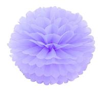 JZK 10pcs x 25 cm Violet Pompons Papier feston Décorations pour Mariage Anniversaire Baptême Communion Naissance Graduation Noël Halloween, Pom Pom pon pon pompom fête de jardin décorative