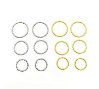 JZK 12 Pcs 8mm 10mm 12mm articulé nez anneaux ensemble, cerceau nez mince, anneau piercing nez, boucle d'oreille hélice, anneau piercing tragus, boucle d'oreille tour, anneaux cartilage oreille