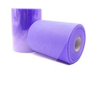 JZK 15cm X 100 Yards, Violet Tulle Bobine de Rouleau de Tissu pour Tulle de Fête Jupe de Table Robe Tutu Décorations de Voiture de Mariage Tulle Bow pour Chaise