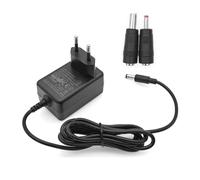 JZK 15V 1A 15W Adaptateur CC 2 Embouts pour démarreur Voiture | Avec 2 Embouts Interchangeables 5,5x2,5mm, 3,5x1,35mm, Pour Batterie de Secours, pour DBPower DJS50, pour HP Photosmart C4795